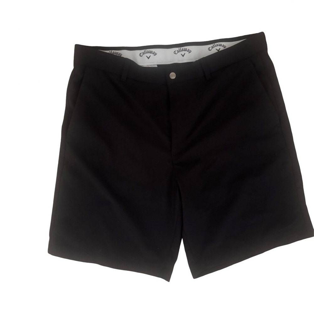 Callaway Men's Black Chino Golf Shorts - Size 36